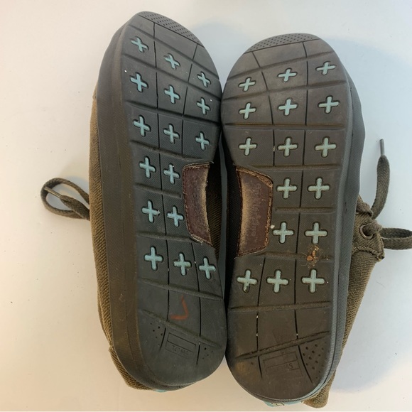 TOMS Brown Waxed Twill Highland Botas - Picture 6 of 11